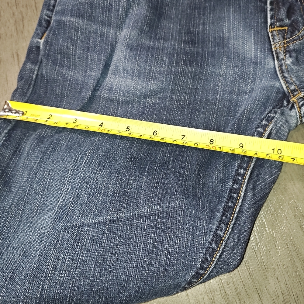 American Eagle Outfitters Woman Blue Jeans ,Size 31x32,Straight Leg,mid rise - Picture 5 of 10